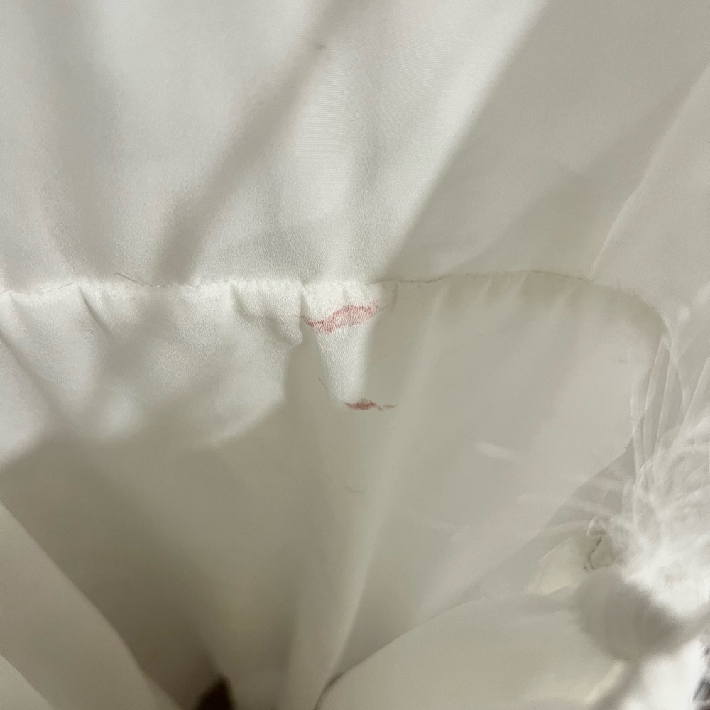 Elegant White Feathered Dress - Picture 3 of 3